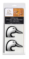 Ducks Unlimited 3D Vinyl Decal - 2pk Chrome